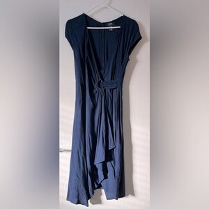 Maeve by Anthropologie Navy Wrap Dress